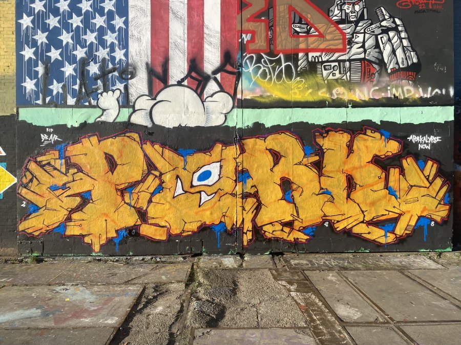 pork, ndsm, graffiti, amsterdam